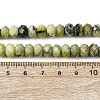 Natural Yellow Turquoise(Jasper) Beads Strands G-B179-A02-6x8mm-5