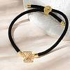 Adjustable Nylon Cord Bracelets X-BJEW-C096-01G-26-1