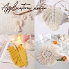 14Pcs 14 Style Wood Hoop Rings Macrame for DIY Craft Making DIY-WH0545-003-6