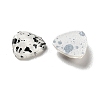 Spot Pattern Resin Cabochons LS-MRMJ-G015-09-3