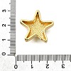 Ocean Series Brass Beads KK-B136-03G-02-3