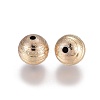 Electroplate Brass Beads KK-F789-23G-2