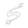 Sublimation Blank Aluminum Pendant Necklace LS-NJEW-E020-02P-01-3