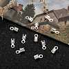 Brass Cord Ends KK-E182-S-5