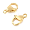 Brass Lobster Claw Clasps KK-U056-01G-2