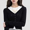 10Pcs 201 Stainless Steel Paperclip Chain Necklaces for Women NJEW-SZ0001-71-7