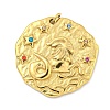 Real 18K Gold Plated Vacuum Plating 304 Stainless Steel Pendants STAS-L278-003G-10-1