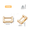 16Sets Alloy Bag Arch Bridge Shape Buckle FIND-WR0004-71-3