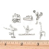 30Pcs 6 Styles Cheerleading Theme Alloy Pendants FIND-FP0001-34-3