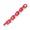 Handmade Opaque Acrylic Cable Chains AJEW-JB00853-03-2