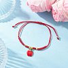 Alloy Enamel Charm Bracelets BJEW-JB12519-01-1