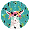 MDF Printed Wall Clock HJEW-WH0058-006-1