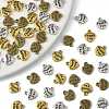 60Pcs 3 Colors Tibetan Style Alloy Charms FIND-FS0004-52-3