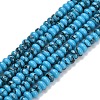 Synthetic Turquoise Beads Strands G-L635-A10-4x2mm-01-3