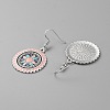 Alloy Enamel Dangle Earring for Women EJEW-TAC0017-14AS-03-2