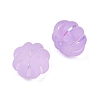 Frosted Transparent Acrylic Beads X1-OACR-P029-03B-04-2