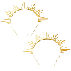 Alloy Hair Bands OHAR-WH20007-08G-1
