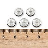 Brass Grade A Rhinestone Spacer Beads RB-A004-12-2