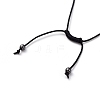 Adjustable Non-magnetic Synthetic Hematite Necklaces NJEW-JN02704-04-4