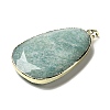 Natural Amazonite Pendants G-A099-01G-07-2