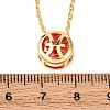 Brass Pave Cubic Zirconia Birth Stone Constellation Pendant Cable Chain Necklaces LS-NJEW-D334-01G-05-5