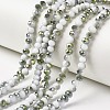 Electroplate Opaque Glass Beads Strands LS-EGLA-A034-P4mm-S18-1