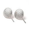 Non-Tarnish 304 Stainless Steel Lollipop Stud Earrings for Women EJEW-I281-16P-1