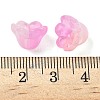 Transparent Glass Beads Caps GLAA-B028-01-4