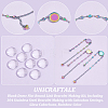 Unicraftale Blank Dome Flat Round Link Bracelet Making Kit DIY-UN0003-83-3