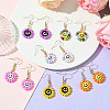 6Pairs 6 Colors Glass Seed Bead Dangle Earrings EJEW-MZ00230-2