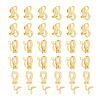 Unicraftale 60Pcs Brass Clip-on Earring Findings KK-UN0001-88-1