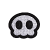Skull Computerized Embroidery Style Cloth Iron on/Sew on Patches SKUL-PW0002-113-2