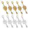 10 Sets 2 Colors Zinc Alloy Magnetic Clasps PALLOY-CJ0001-139-3