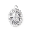 Alloy Rhinestone Pendants ALRI-C008-57P-3