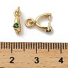 Brass Micro Pave Cubic Zirconia Cup Pearl Peg Bails Pin Pendants KK-S397-06-M-4