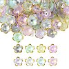 100Pcs Transparent Acrylic Bead Caps TACR-CJ0001-70B-1