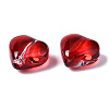 Transparent Spray Painted Glass Beads LS-GGLA-S054-012A-02-2