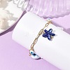 304 Stainless Steel Paperclip Chains Bracelets for Women BJEW-JB14198-02-2