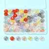80Pcs 8 Colors Plastic Beads KY-FS0001-46-7