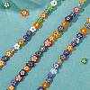 Handmade Millefiori Glass Bead Strands LAMP-LT0001-09C-6