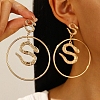 Snake Alloy Stud Earrings for Women PW-WGEF9B9-03-1