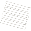 Unicraftale Classic Plain 304 Stainless Steel Mens Womens Cable Chain Necklaces STAS-UN0003-37P-1
