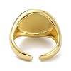 Bear Pattern Real 18K Gold Plated Open Rings for Teen Girl Women KK-C224-08G-3
