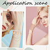 2Pcs 2 Colors Natural Shell Charm Bracelets BJEW-CY0001-04-4