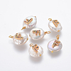 Natural Cultured Freshwater Pearl Pendants PEAR-L027-01F-1