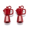Spray Painted Brass Pendants KK-P196-C-2