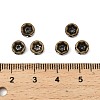 Brass Rhinestone Spacer Beads RB-A014-Z6mm-01AB-NF-2