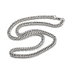 Non-Tarnish 201 Stainless Steel Mesh Necklaces NJEW-Q335-08P-1