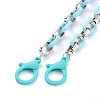Personalized Acrylic & CCB Plastic Cable Chain Necklaces NJEW-JN02824-04-2