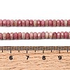 Natural Rhodonite Beads Strands G-G343-A01-2x4mm-5
